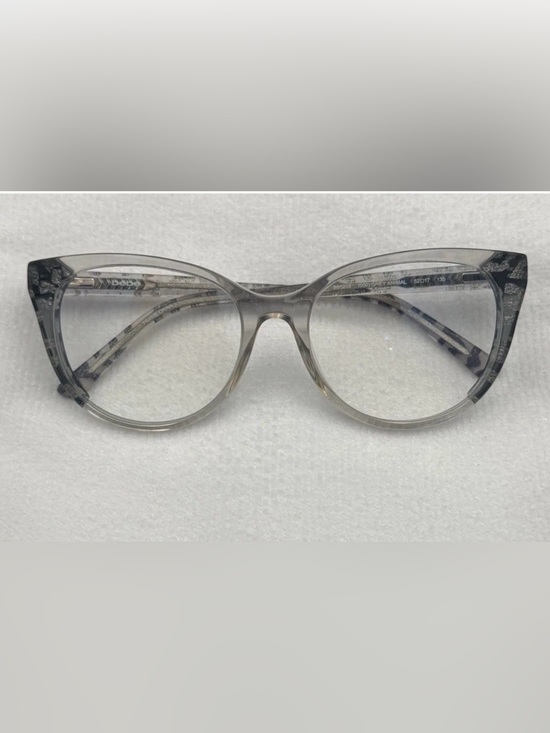 bebe Accessories - Bebe Eyeglasses, Frames Only, BB5208 050 52-17-135 Plastic Grey Animal